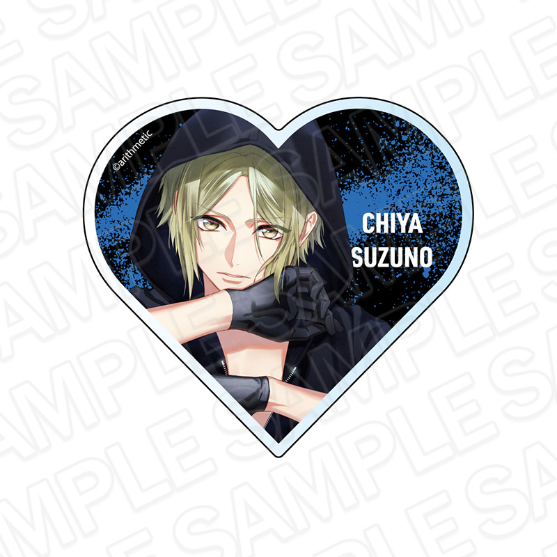 DYNAMIC CHORD_ハート型アクリルブロック 珠洲乃千哉