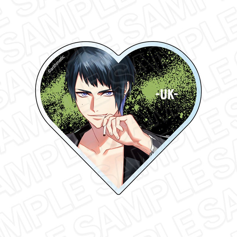 DYNAMIC CHORD_ハート型アクリルブロック UK