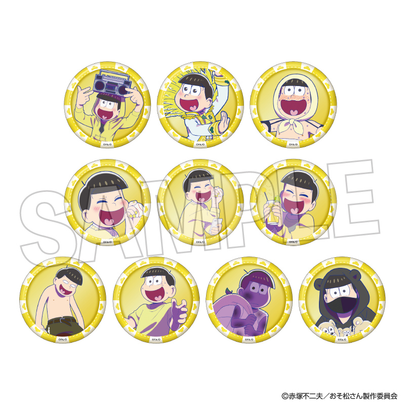 おそ松さん_トレーディング缶バッジ　十四松BOX【BOX／10個入り】