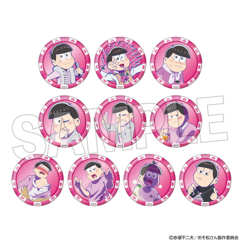 おそ松さん_トレーディング缶バッジ　トド松BOX【BOX／10個入り】