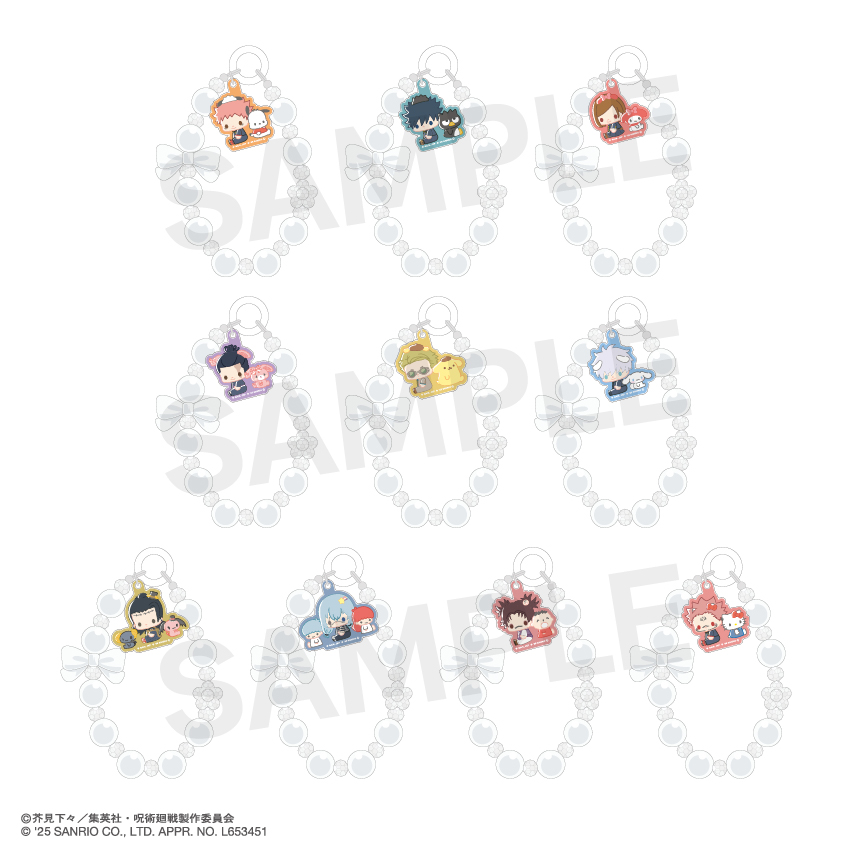 呪術廻戦×サンリオキャラクターズ_ビーズストラップ（ランダム） コンプリートBOX(全10種)【BOX/10個入り】
