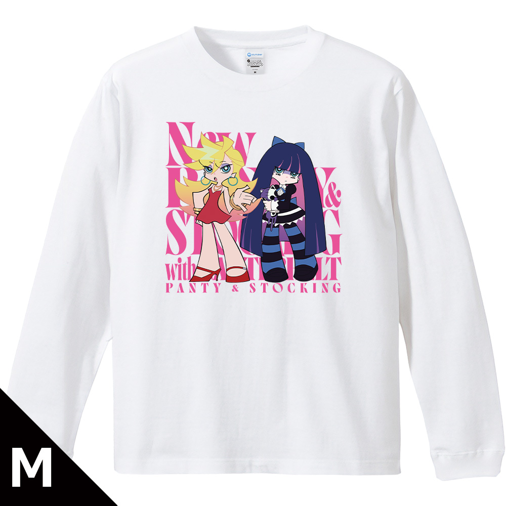 New PANTY & STOCKING with GARTERBELT_(Mサイズ)_リブ付ロングスリーブTシャツ パンティ&ストッキング