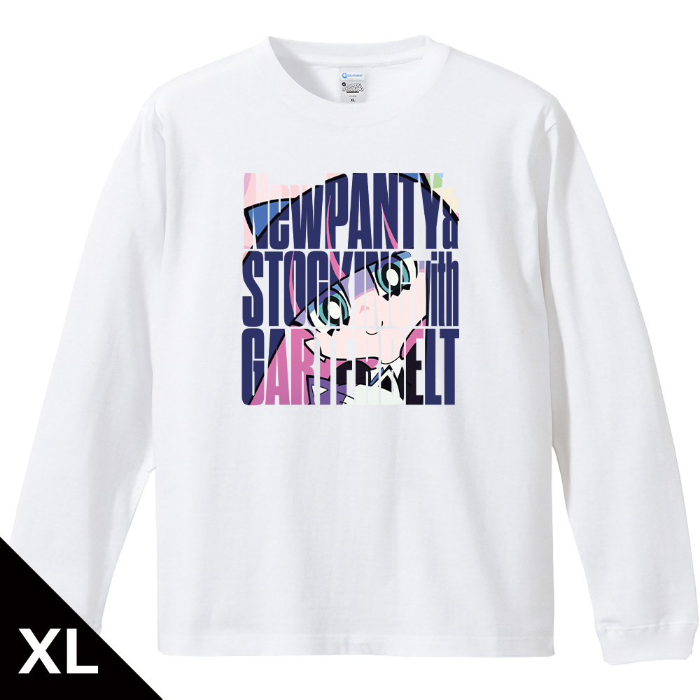 New PANTY & STOCKING with GARTERBELT_(XLサイズ)_リブ付ロングスリーブTシャツ ストッキング