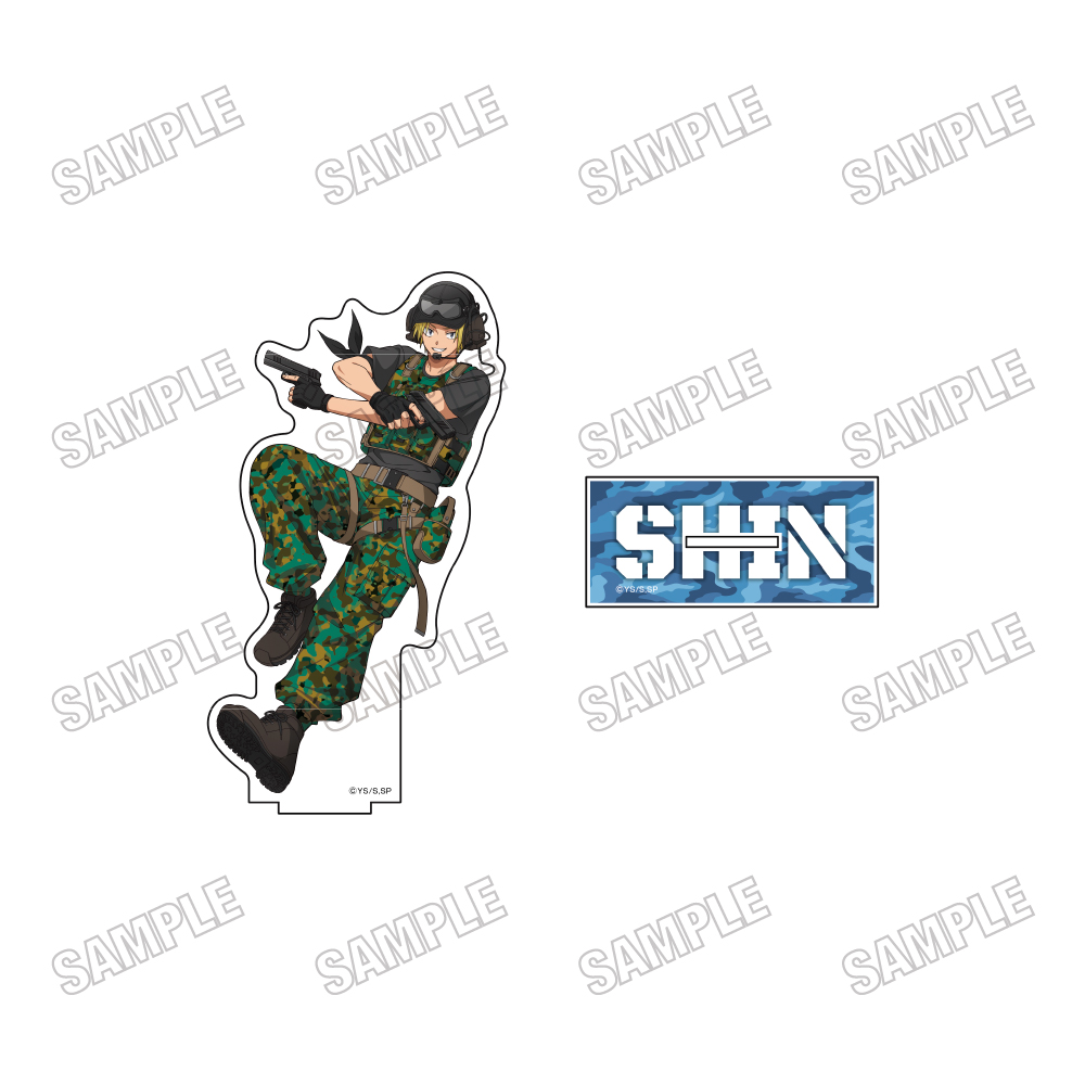 SAKAMOTO DAYS_描き下ろしBIGアクリルスタンド?朝倉シン【サバイバルゲームver.】