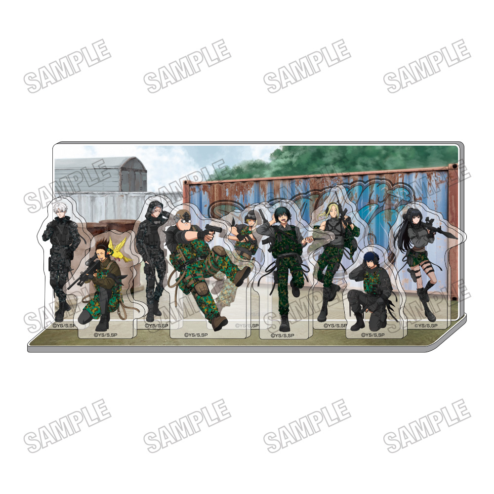 SAKAMOTO DAYS_描き下ろしアクリルジオラマ【サバイバルゲームver.】