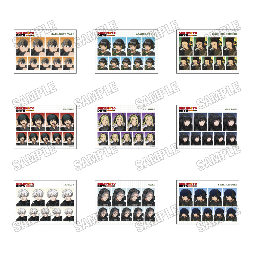 SAKAMOTO DAYS_描き下ろし証明写真風ブロマイドコレクション【サバイバルゲームver.】【コンプリートBOX/9個入り】