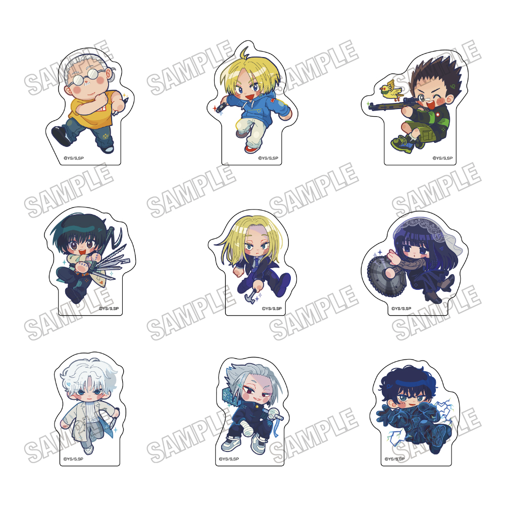 SAKAMOTO DAYS_描き起こしアクリルブロックコレクション【バトル2025ver.】【コンプリートBOX/9個入り】