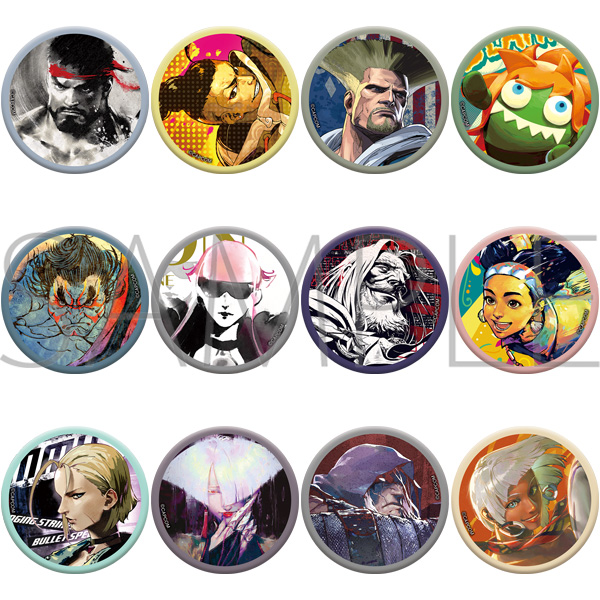 ストリートファイター6_キャラバッジコレクション／B　【BOX／12個入り】