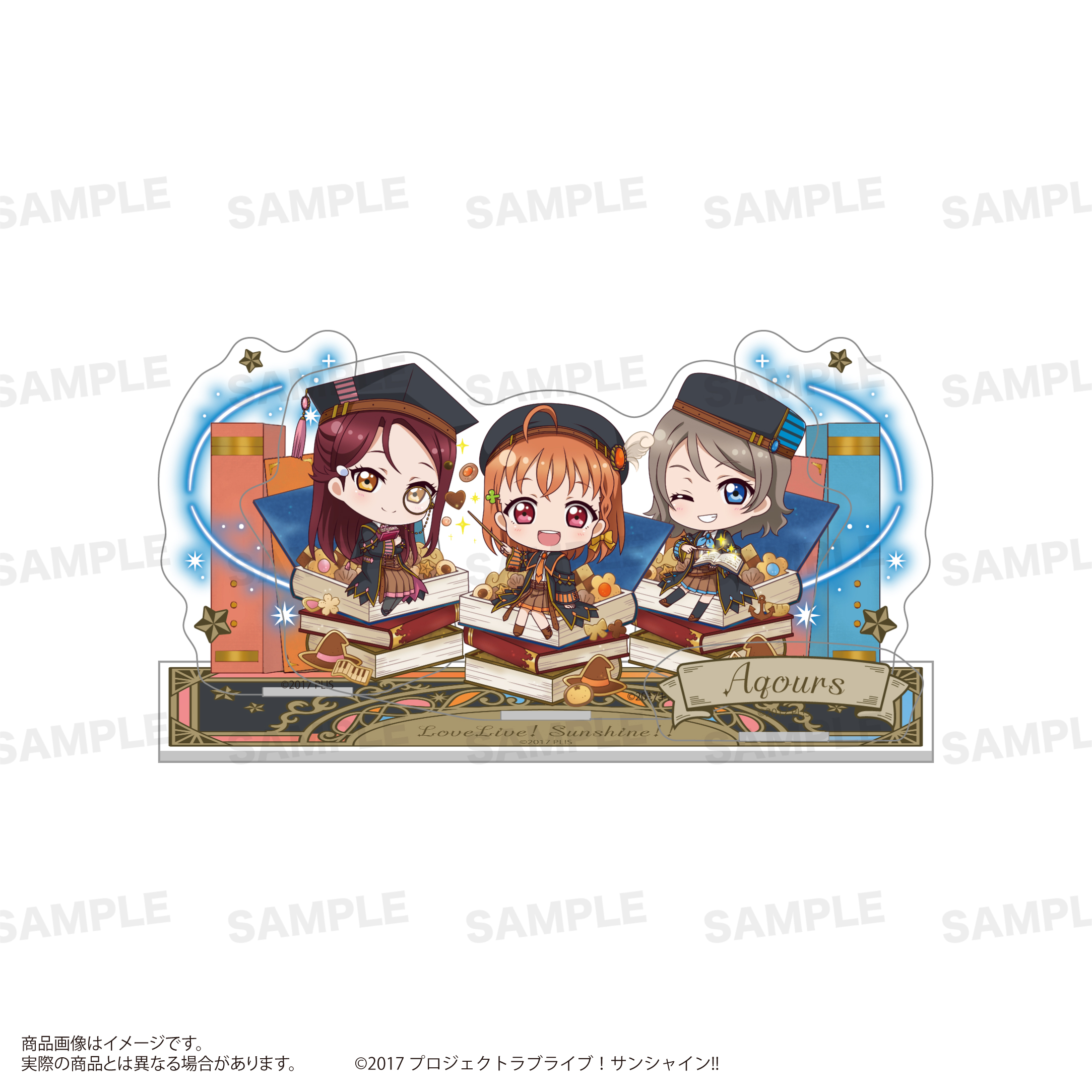 ラブライブ！サンシャイン!!_アクリルジオラマ（きゃらどるちぇ）魔法学校ver. 千歌＆梨子＆曜