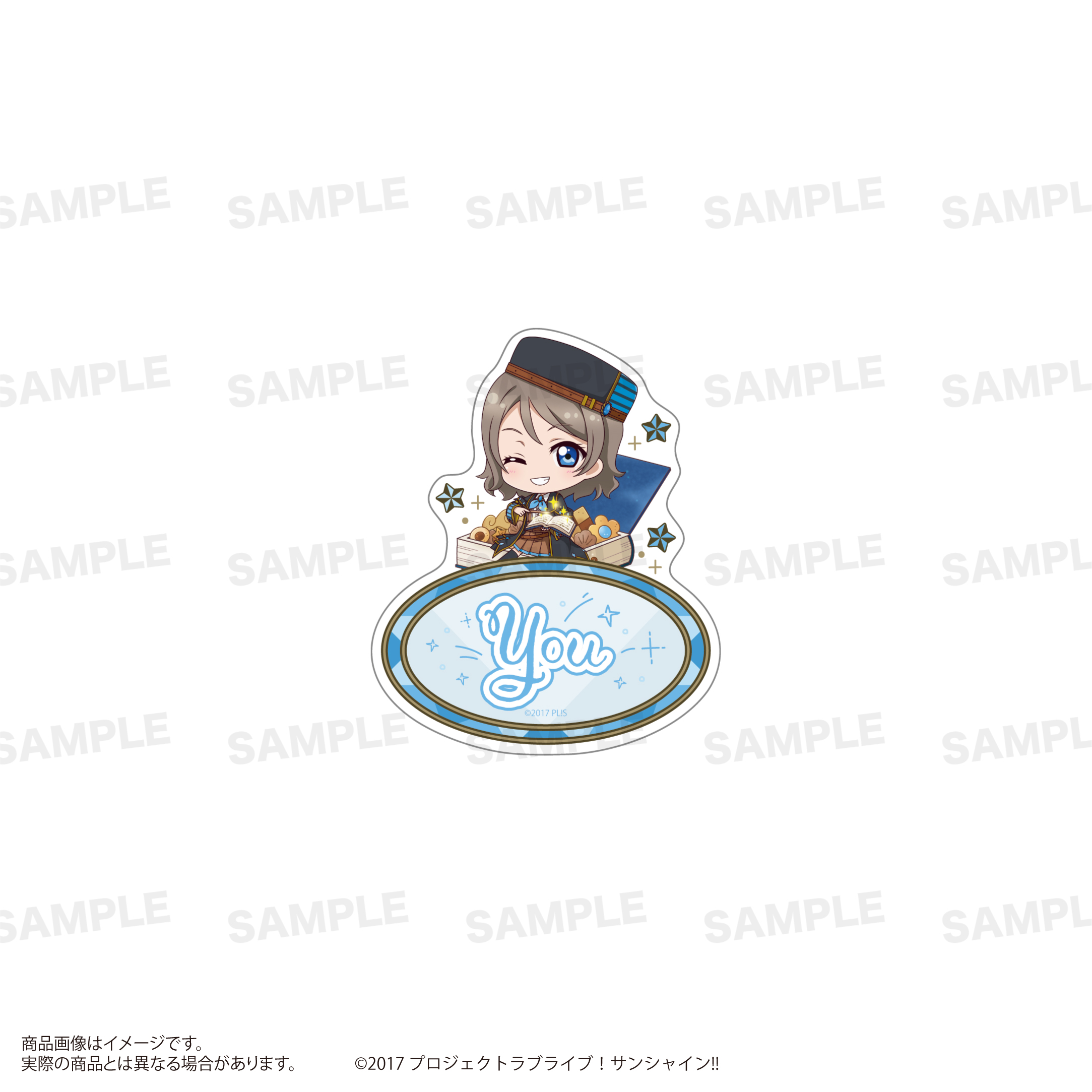 ラブライブ！サンシャイン!!_アクリルバッジ（きゃらどるちぇ）魔法学校ver. 渡辺 曜