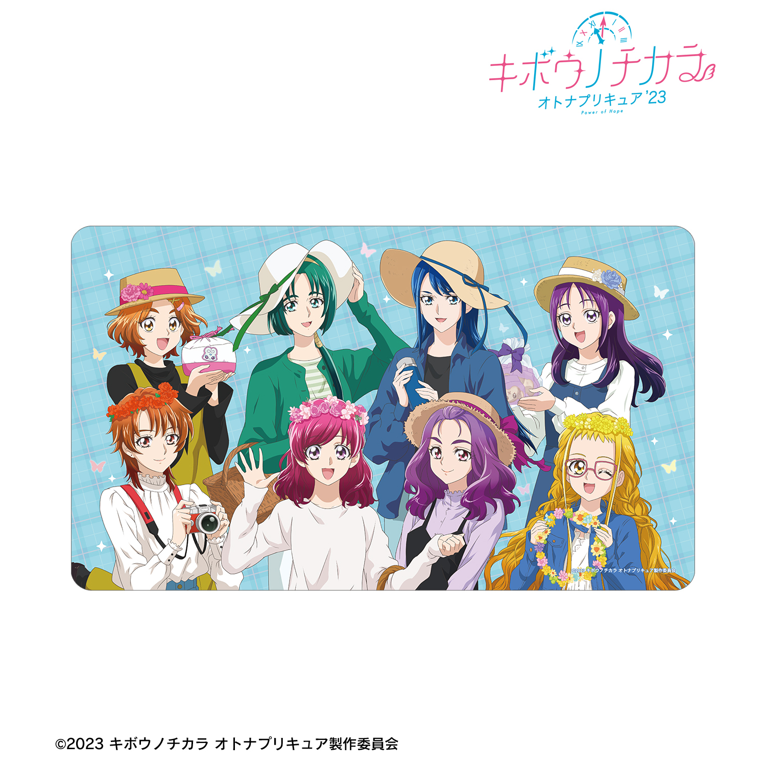 キボウノチカラ?オトナプリキュア'23?_描き下ろし 集合 ピクニックver. マルチデスクマット