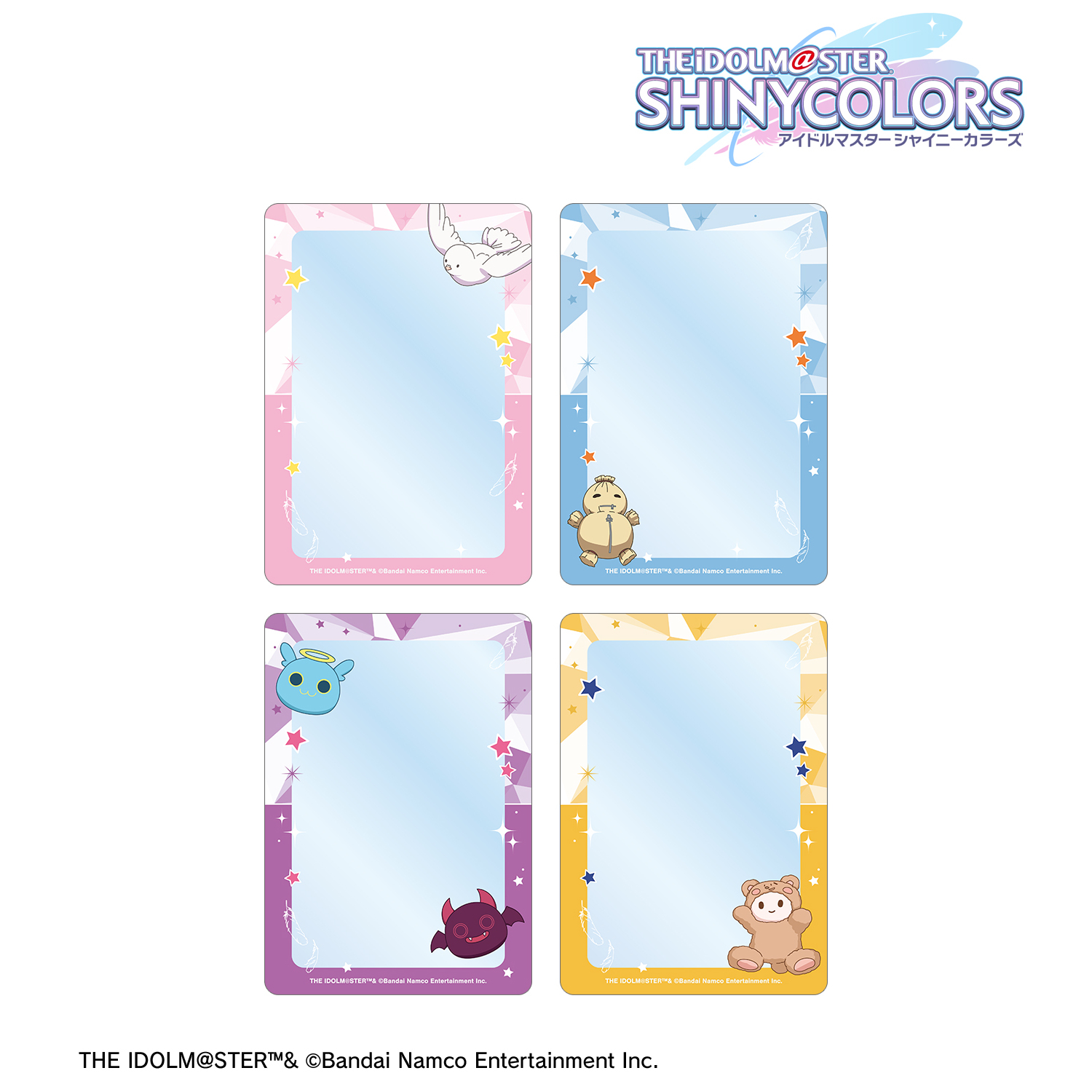 アイドルマスター シャイニーカラーズ_マスコットモチーフ B8硬質ケース4枚セット