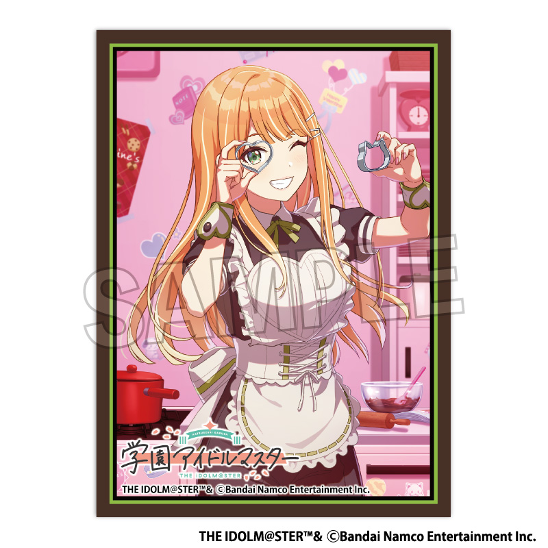 学園アイドルマスター_イラストスリーブMAT Tame-Lie-One-Step '25バレンタイン 紫雲清夏