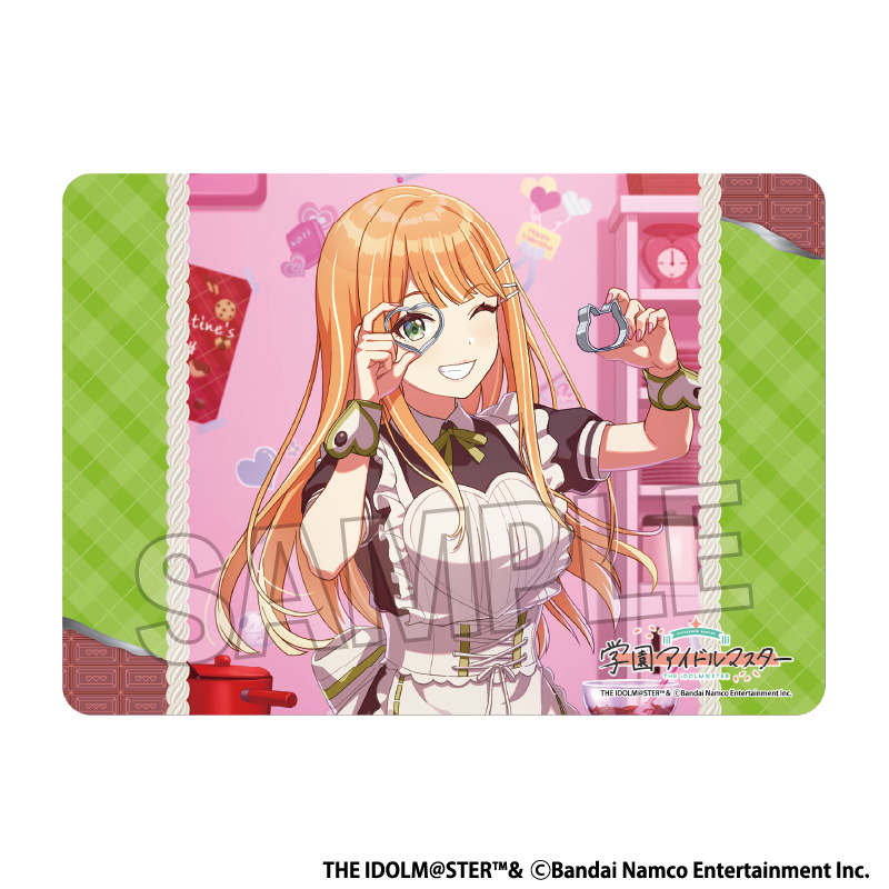 学園アイドルマスター_イラストプレイマットNT Tame-Lie-One-Step '25バレンタイン 紫雲清夏