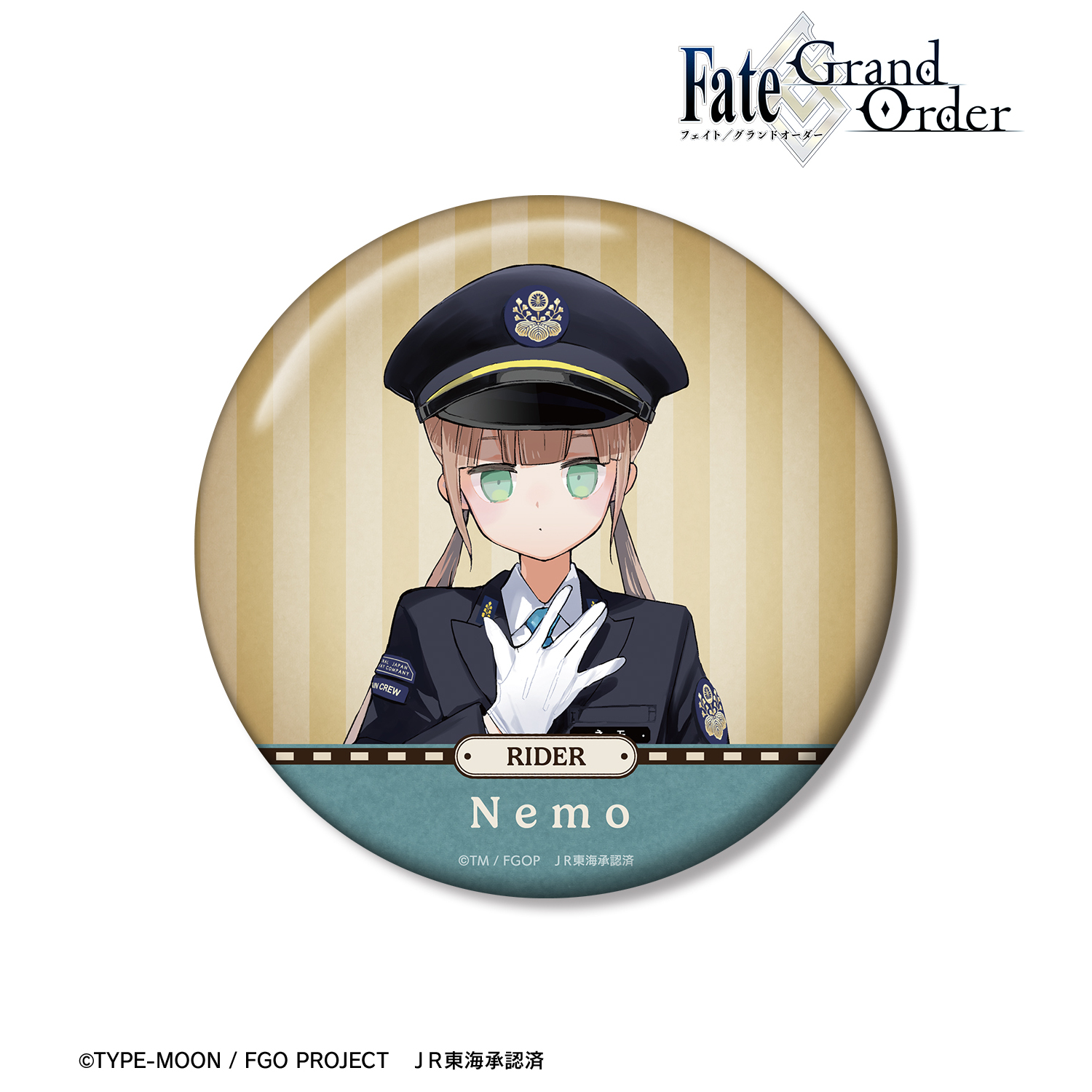 Fate/Grand Order_ネモ 推し旅コラボver. 100mm缶バッジ