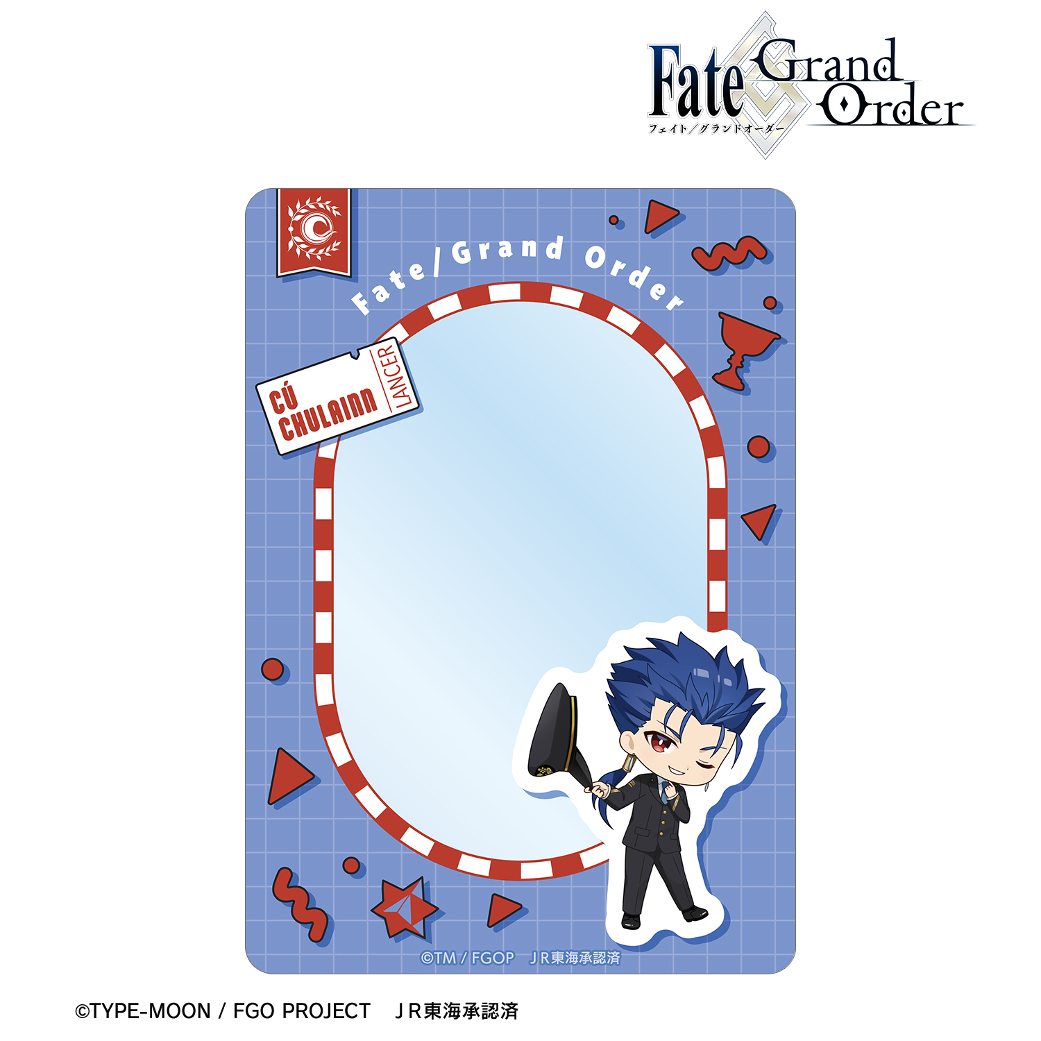 Fate/Grand Order_クー・フーリン ちびキャラ 推し旅コラボver. B8硬質ケース