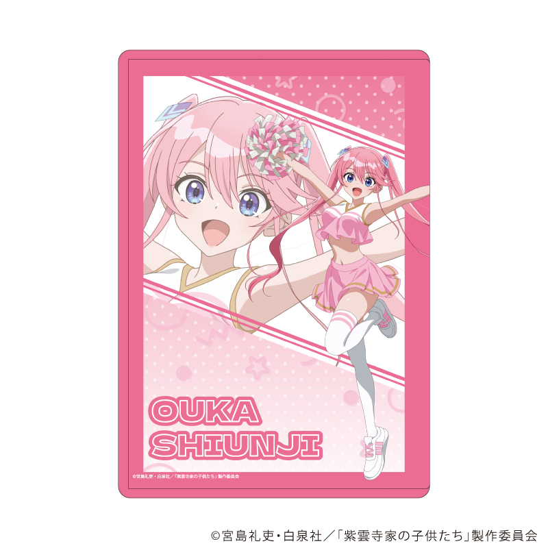 紫雲寺家の子供たち_キャラクリアケース03/紫雲寺謳華 チアガールver.(描き下ろしイラスト)