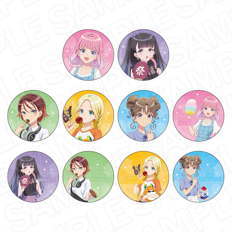 前橋ウィッチーズ_ホログラムカンバッジ(ブラインド) 夏私服 ver.