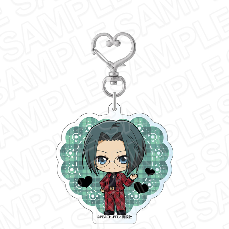 しゅごキャラ!_ホログラムキーホルダー 三条海里 チェックスタイル デフォルメ ver.