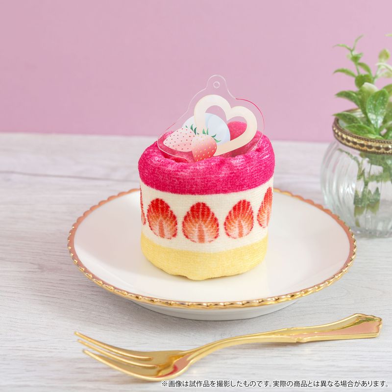 夢色パティシエール_ケーキ風タオル&アクリルキーホルダーセット | 夢