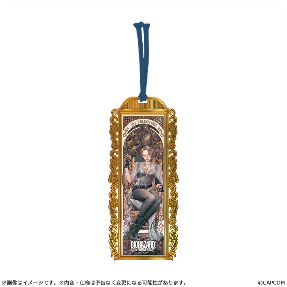 バイオハザード_30周年 メインアートメタルブックマーカー ジル