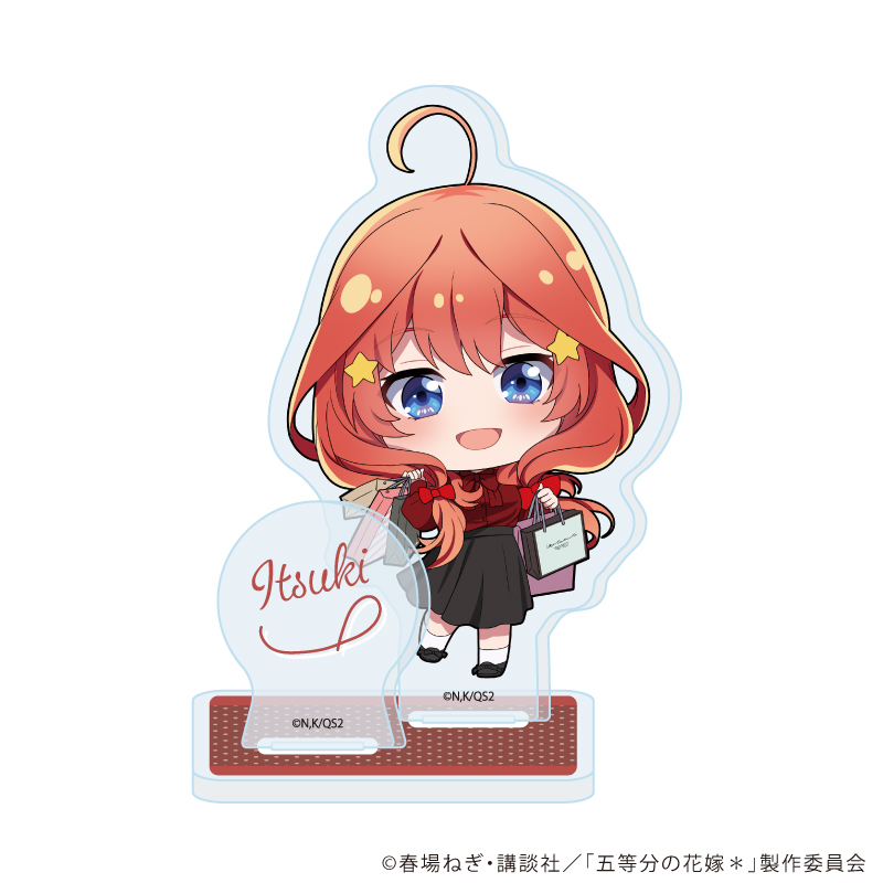 五等分の花嫁＊_アクリルスタンドプレート15/五月 ショッピングver.(ミニキャライラスト)