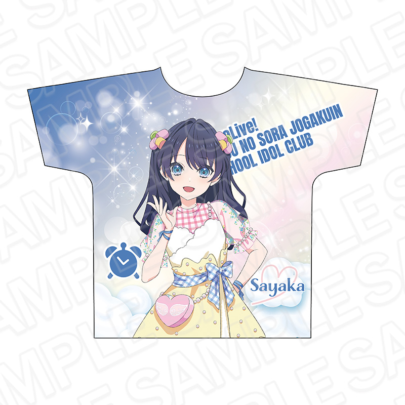 ラブライブ!蓮ノ空女学院スクールアイドルクラブ_フルグラフィックTシャツ 村野さやか Cafe party ver.
