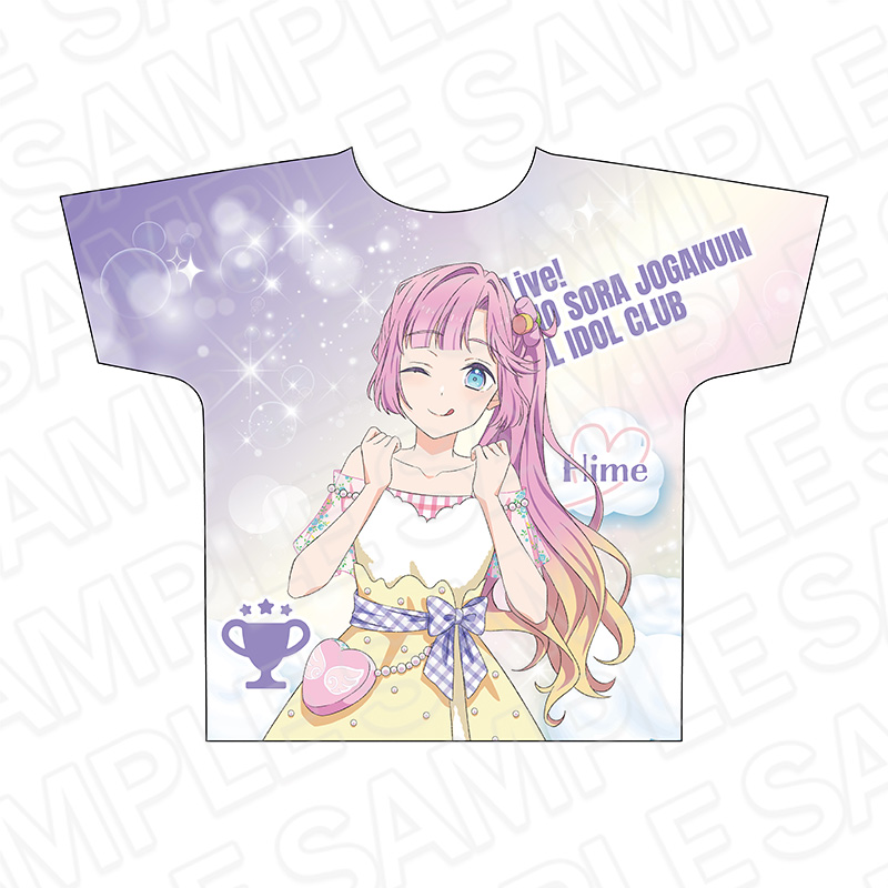 ラブライブ!蓮ノ空女学院スクールアイドルクラブ_フルグラフィックTシャツ 安養寺姫芽 Cafe party ver.