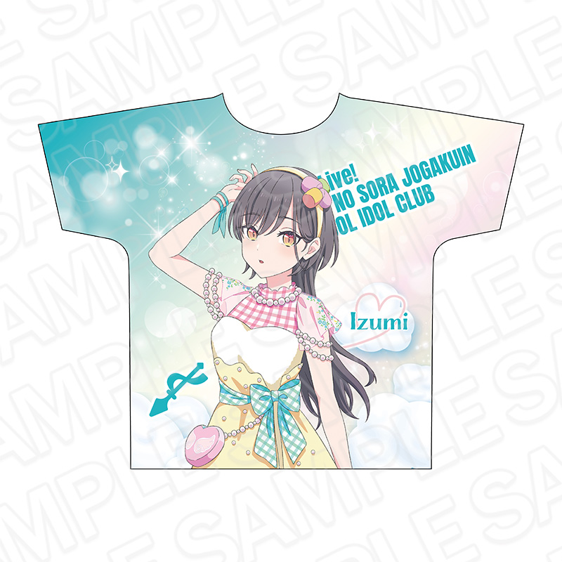 ラブライブ!蓮ノ空女学院スクールアイドルクラブ_フルグラフィックTシャツ 桂城 泉 Cafe party ver.