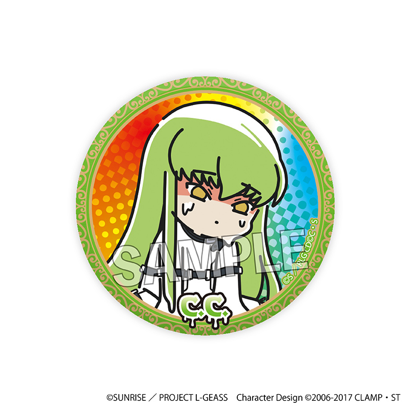 コードギアス 反逆のルルーシュ_ATSUI缶バッジ　C.C.（拘束服）
