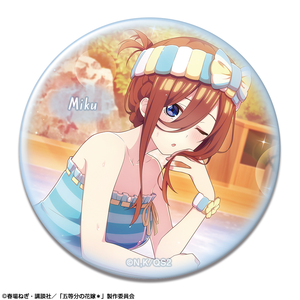 五等分の花嫁＊_缶バッジ Ver.2 デザイン03(中野三玖/A)