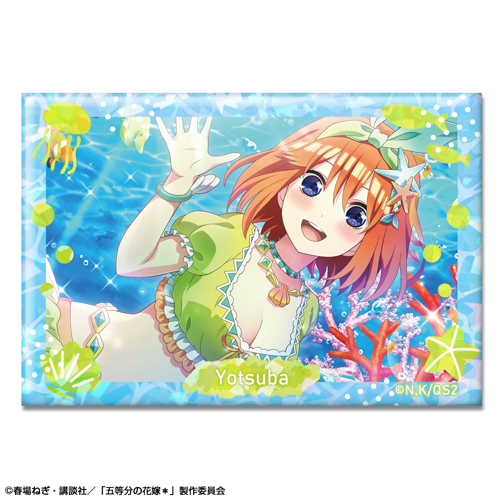 五等分の花嫁＊_ホログラム缶バッジ Ver.2 デザイン09(中野四葉/B)