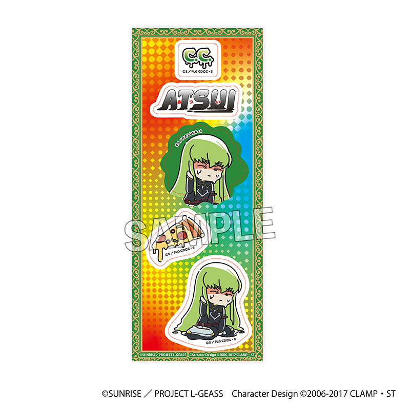 コードギアス 反逆のルルーシュ_ATSUIステッカー　C.C.（黒の騎士団）