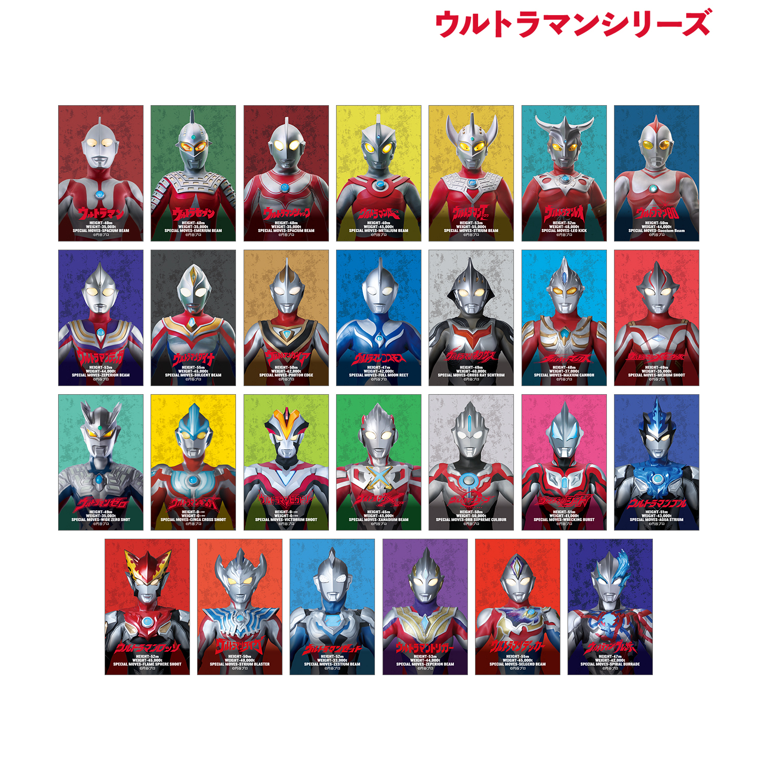 ウルトラマンシリーズ_トレーディングイラストシート(単位/コンプリートBOX)【BOX/27パック入り】