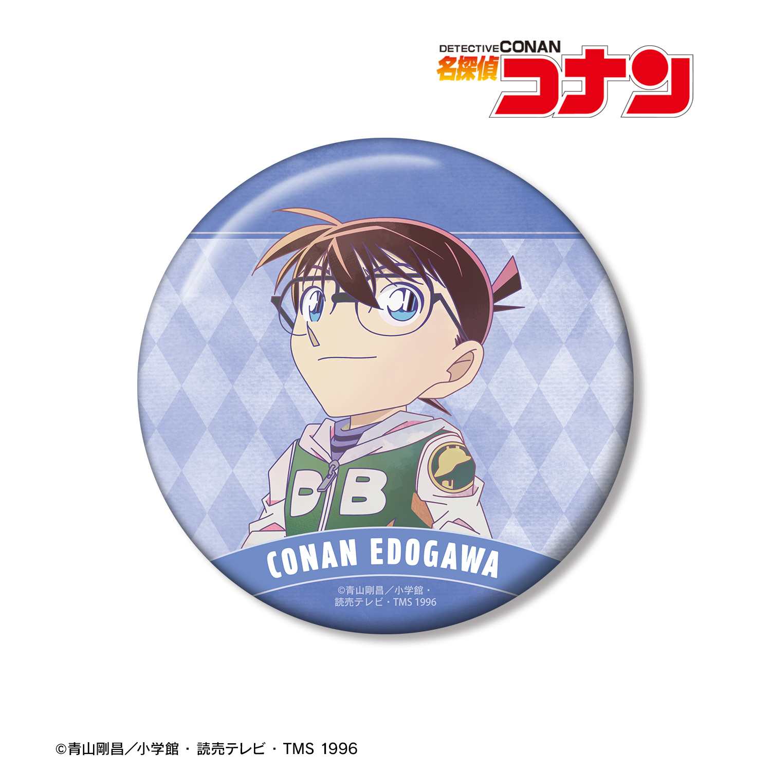 名探偵コナン_江戸川コナン Ani-Art 第9弾 100mm缶バッジ