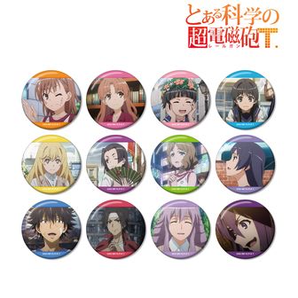 佐天涙子 アクリルスタンド＆缶バッジセット とある科学の超電磁砲T_制服交換御坂美琴＆佐天涙子アクリルスタンド