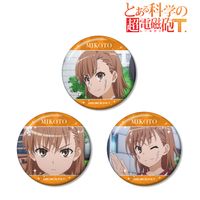 とある科学の超電磁砲T_御坂美琴 場面写缶バッジ3個セット | とある