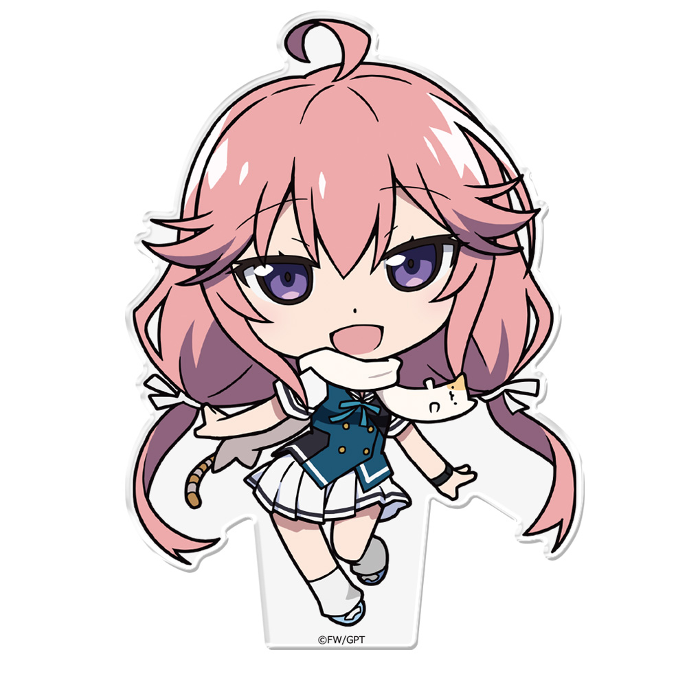 グリザイア:ファントムトリガー_ぷにこれ!アクリルフィギュア(スタンド付) ムラサキ