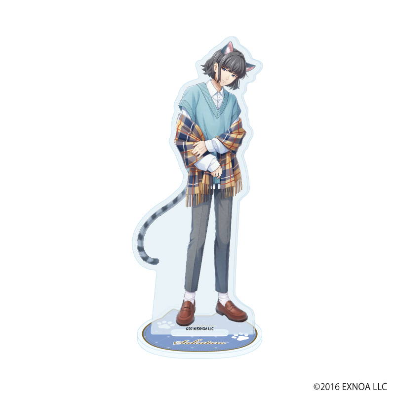 文豪とアルケミスト_アクリルスタンド40/萩原朔太郎 猫ver.(描き起こしイラスト)