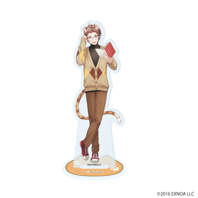 文豪とアルケミスト_アクリルスタンド41/室生犀星 猫ver.(描き起こしイラスト)