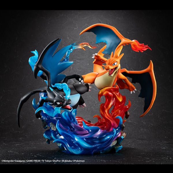 ポケットモンスター_G.E.M.EXシリーズ メガリザードンX&メガリザードン