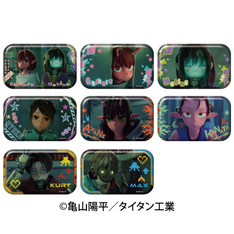 銀河特急 ミルキー☆サブウェイ_ラメキラスクエアカンバッジ