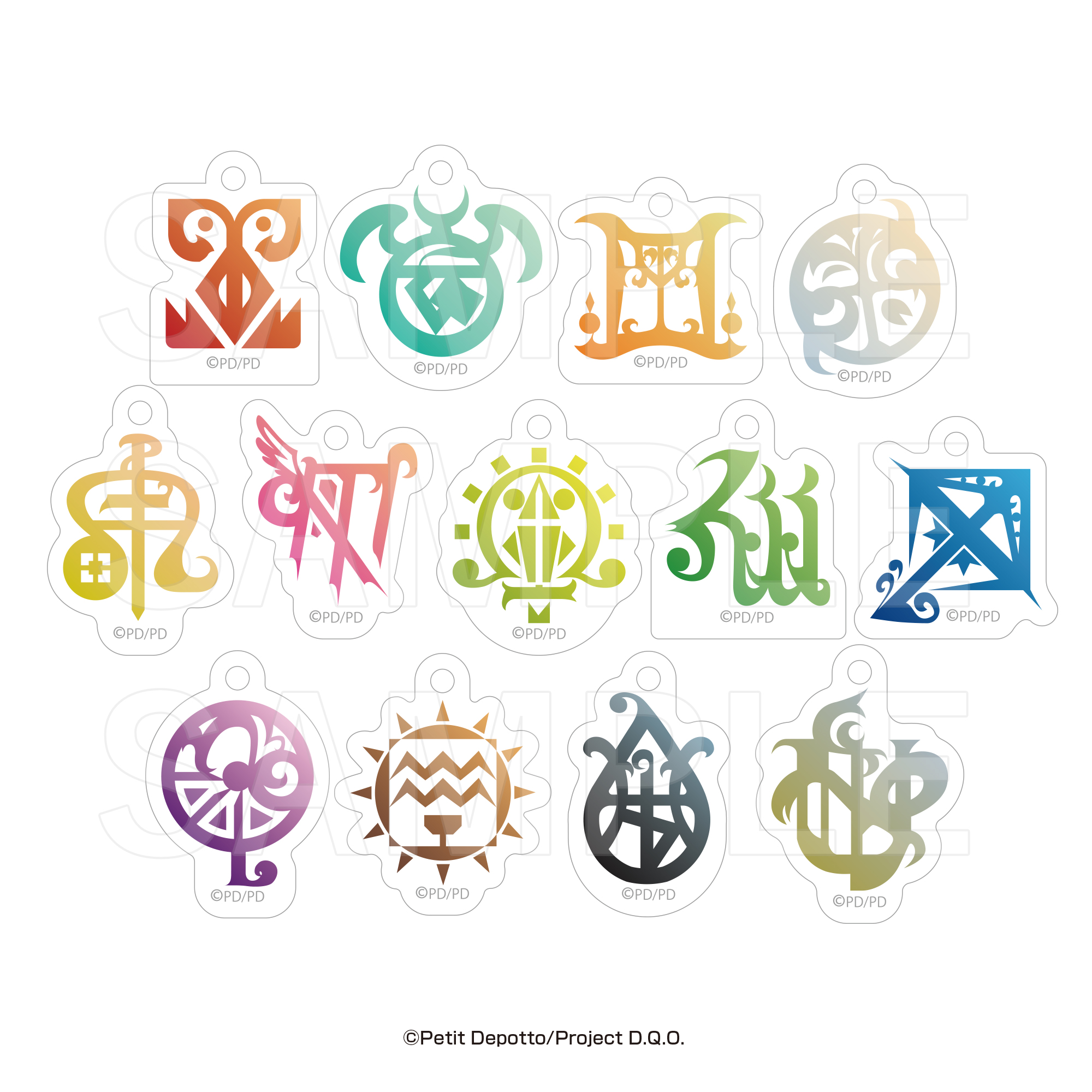 グノーシア_GNOSIA Celebration Party in E-DINER　トレーディングカスタムアクリルキーホルダーA(星座ver.)（全13種） 　【BOX／13個入り】