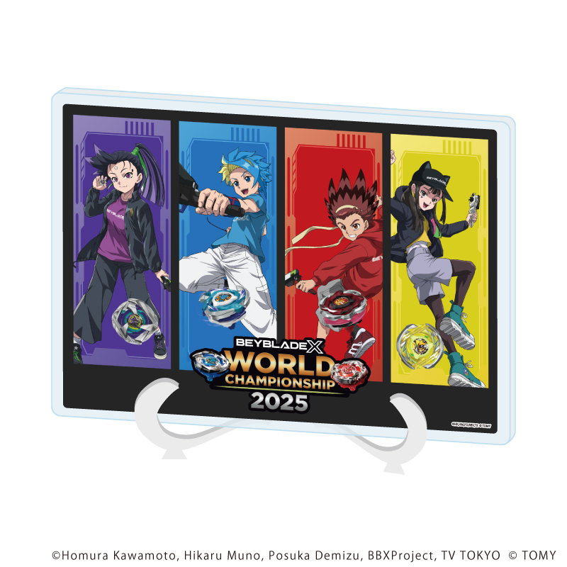 BEYBLADE X_(A5サイズ)_アクリルアートボード03/集合デザイン(描き下ろしイラスト)