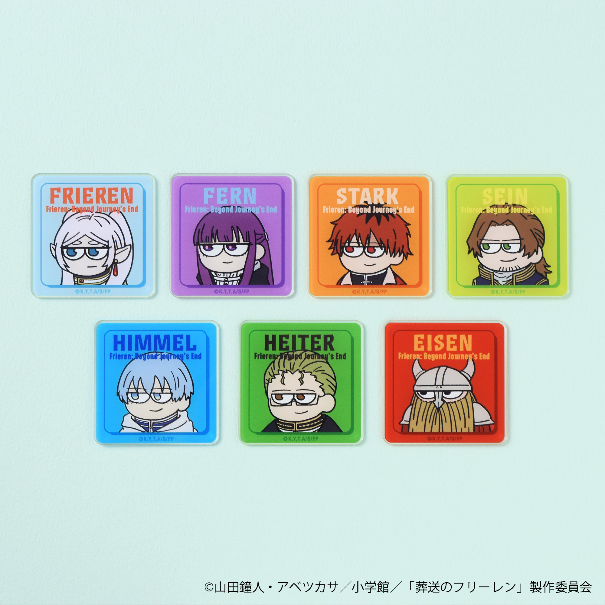 葬送のフリーレン_ジロリトレーディングアクリルステッカー　【コンプリートBOX／7個入り】
