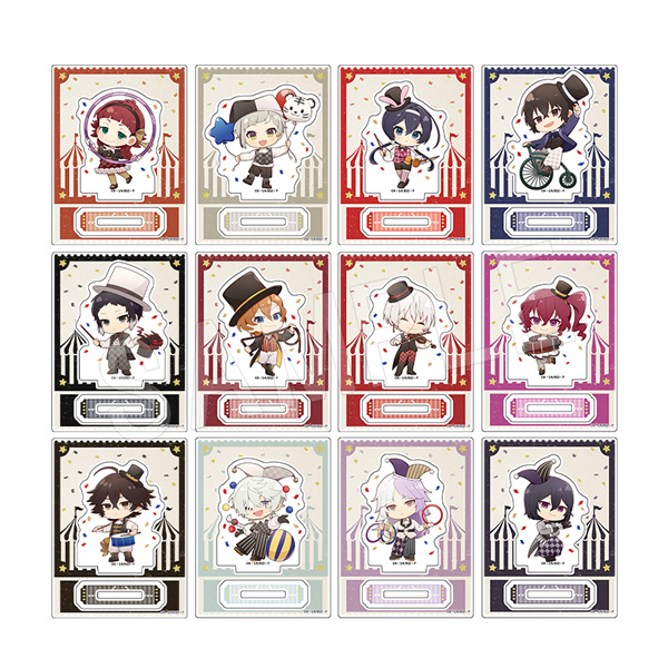 文豪ストレイドッグス_トレーディングアクリルスタンド サーカスVer.【BOX／12個入り】