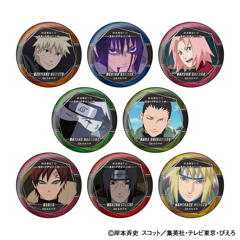 NARUTO-ナルト- 疾風伝_缶バッジコレクション 【BOX／8個入り】 | j