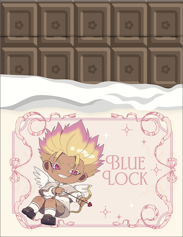 ブルーロック2期_ばね口ポーチ／士道 龍聖　バレンタイン