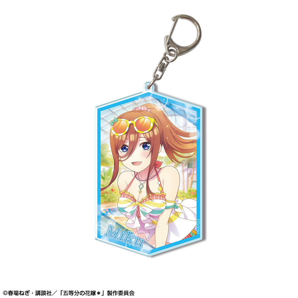 五等分の花嫁＊_ビッグアクリルキーホルダー Ver.2 デザイン03(中野三玖)