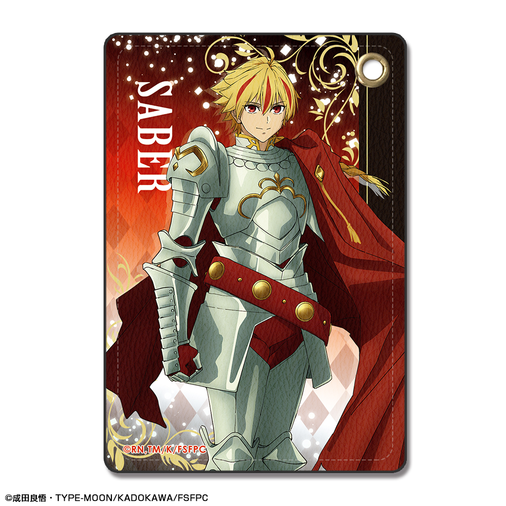 Fate/strange Fake_レザーパスケース デザイン02(セイバー)